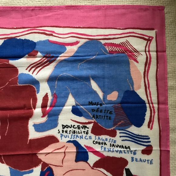 Sezane cotton French Scarf Limited Edition - Picture 4 of 12